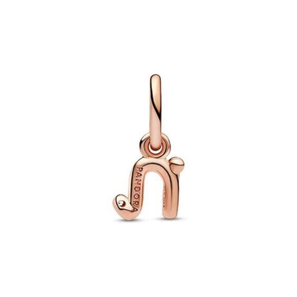 Pandora Moments 14K Rose Gold Plated Cz Dangle Charm - Picture 2 of 3